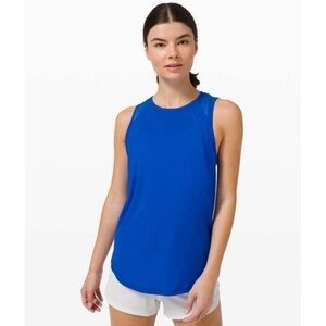 Lululemon‎ Sculpt Tank mesh reflective top